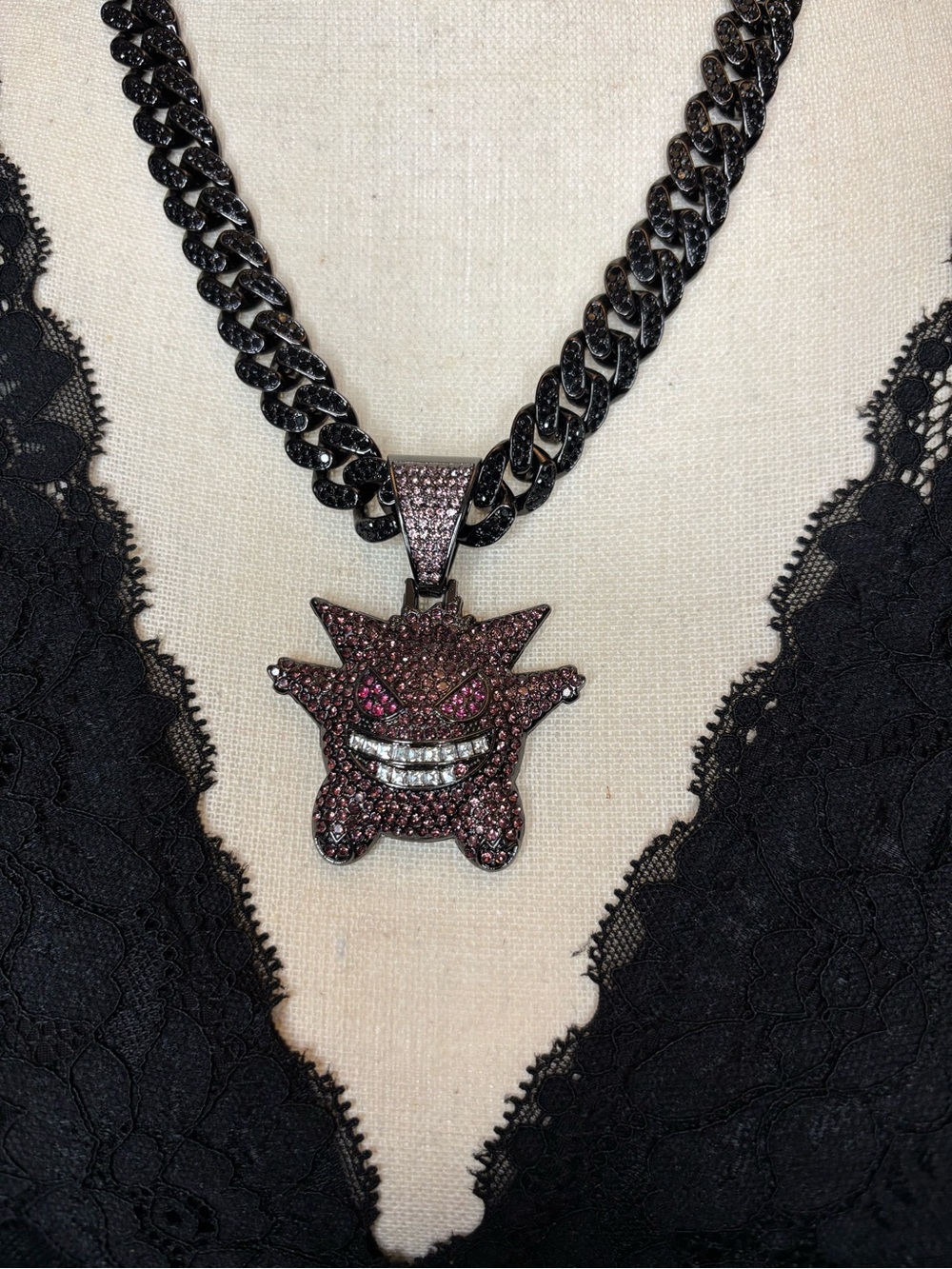 Pink GENGAR Pendant Necklace Pokemon